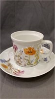 Royal Fettau China  Cup and Saucer