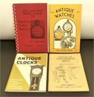 (3) Guide Books - (2) Antique Watches and (1)