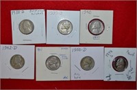 (7) Jefferson Nickels