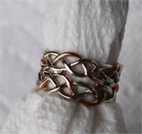 Sterling Silver Braided Wire Ring