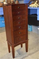 Large Upright Jewelry Armoire