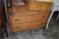 Antique Oak Low Dresser