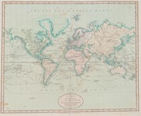 Map of the world, J. Cary