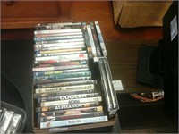 Box lot of 30 dvds