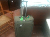 green Samsonite Suitcase
