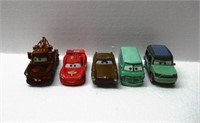 "Used" (5) Disney Pixar Cars Micro Cast Car