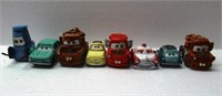 "Used" (8) Disney Pixar Cars MicroCast Cars