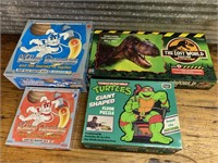 Four vintage board games