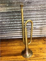 Vintage brass trumpet