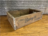 Barq's root beer crate