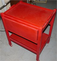 Folding Tea Cart with Removable Trays