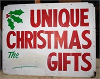 Metal  Sign "Unique Christmas Gifts"