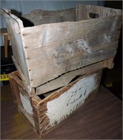 2 Wooden Crates