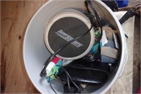 5 Gallon bucket of misc garage and house items