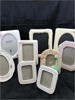 Lot of Porcelain Picture Frames