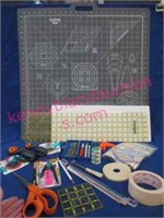 quilting board -fiskars round cutters -other