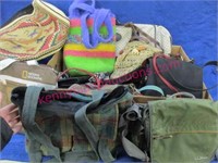 box of purses & bags