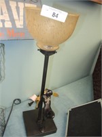 DECO PERIOD NUDE WOMAN LAMP