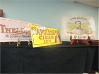 COLLECTION OF 3 AD SIGNS