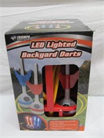 LED Lighted Backyard Darts, no batteries in it