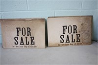 6 Vintage Dodge & De Soto Cardboard For Sale Signs