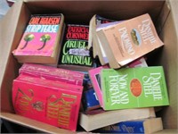 Box lot of paper back books