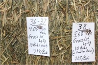 Hay-Grass-Lg. Squares-1st-10 Bales-2 smaller bales