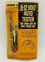 Vintage New Hollywood 6-12 Volt Auto Tester Tool