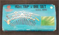 Champion Tap & Die Set W/ Case Vintage Tool