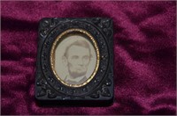 ORIGINAL 1864 PHOTO OF ABRAHAM LINCOLN IN CASE