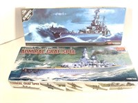 2 1/350 Academy Model Ships 14107 & 14103