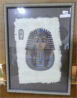 EGYPTIAN PAINTING ON PAPYRUS
