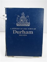 A HISTORY OF THE TOWN OF DURHAM BOOK
