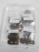 TRAY: ASSORTED BRITISH COINS