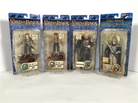 4 Toy Biz Lord of the Rings Carded Figures