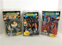 3 Todd McFarlane's Spawn Comic, Figure Carded Sets
