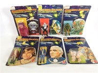 6 Battlestar Galactica Carded Figures, Full Set