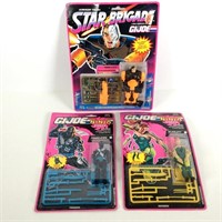 3 GI Joe Ninja / Star Brigade Carded Figures
