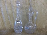 Crystal Decanter and Carafe