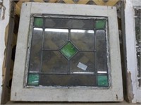 1 Color Stained Glass Window