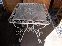 Victorian Wrought Iron Patio Table