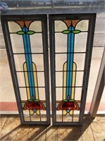6 Color Metal Framed Stained Glass Windows
