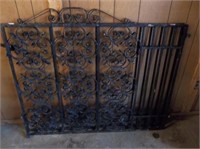 3 Piece Wrought Iron English Garden Gate Set