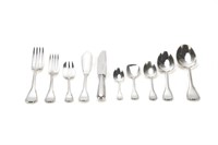 157 piece Italian silver flatware service