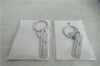 "As Is" MAofAED Couples Keychains I Love You and