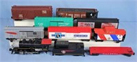 Lionel 8689 Santa Fe 0-8-0 Switcher & 9 Cars