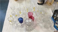 Collection glasses, some vintage