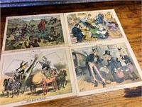 1800's Puck magazine Uncle Sam pictures