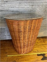 Large basket turned table
