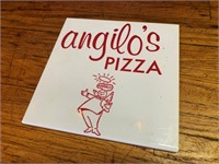 Vintage Angilo's pizza tile
